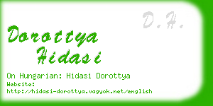 dorottya hidasi business card